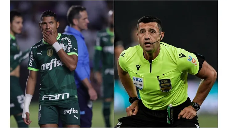 Fotos: Ettore Chiereguini/AGIF e Thiago Ribeiro/AGIF - Rony conversou com o árbitro sobre gol anulado