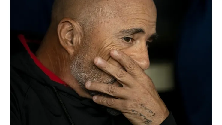 Jorge Rodrigues/AGIF. Sampaoli sai em defesa de meio-campista do Flamengo