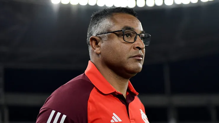 Treinador durante a estreia no Estádio Nilton Santos