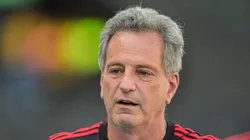 Rodolfo Landim, presidente do CRF, é cobrado pelos torcedores flamenguistas.