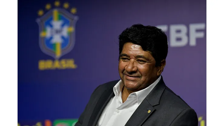 RJ - Rio de Janeiro - 03/03/2023 - CONVOCACAO SELECAO BRASILEIRA - Ednaldo Rodrigues presidente da Confederacao Brasileira de Futebol (CBF) durante anuncia a lista dos convocados para disputar o amistoso contra o Marrocos a ser realizado no dia 25 de marco na cidade de Tanger, nesta sexta-feira (03), no auditorio do hotel Windsor, na Barra da Tijuca, na zona oeste do Rio de Janeiro. Foto: Thiago Ribeiro/AGIF