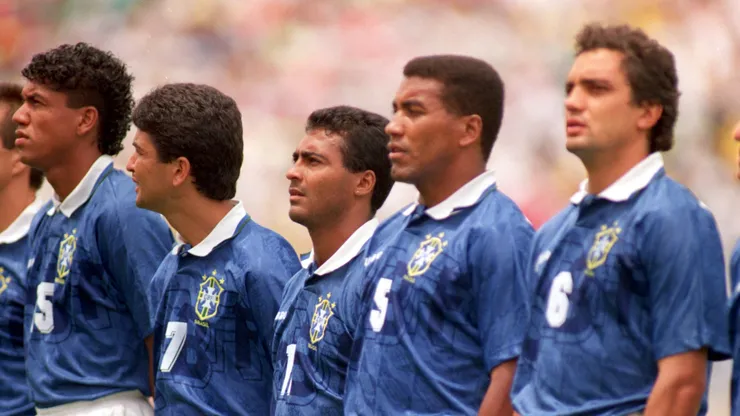 Romário na Seleção Brasileira. Foto: Chris Cole/ALLSPORT/ Getty Images