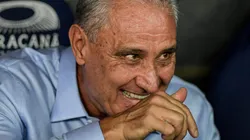 Tite durante partida entre Flamengo e São Paulo, no Maracanã, pelo Campeonato Brasileiro, no dia 17/04/2024.