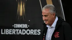 Tite durante Mengão Bolivar no estadio Maracana pela Libertadores.