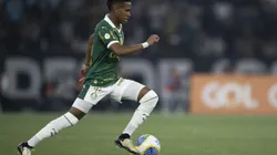 RJ - RIO DE JANEIRO - 17/07/2024 - BRASILEIRO A 2024, BOTAFOGO X PALMEIRAS - Estevao jogador do Palmeiras durante partida contra o Botafogo no estadio Engenhao pelo campeonato Brasileiro A 2024. Foto: Jorge Rodrigues/AGIF