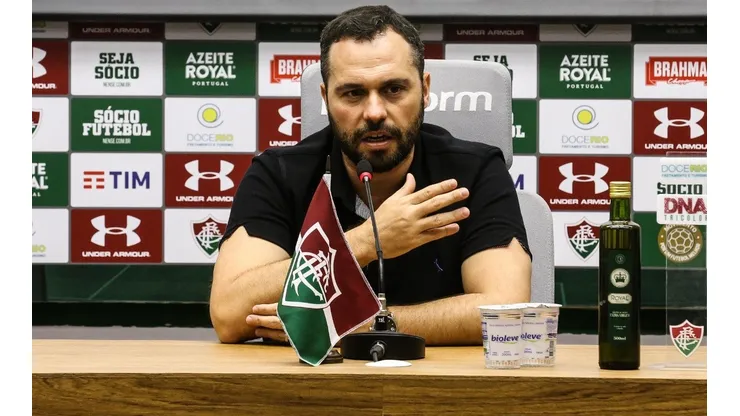 FOTO: LUCAS MERÇON/ FLUMINENSE FC/DIVULGAÇÃO - Bittencourt: presidente descartou colombiano no Fluminense