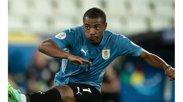 De La Cruz está jogando a Copa pelo Uruguai.