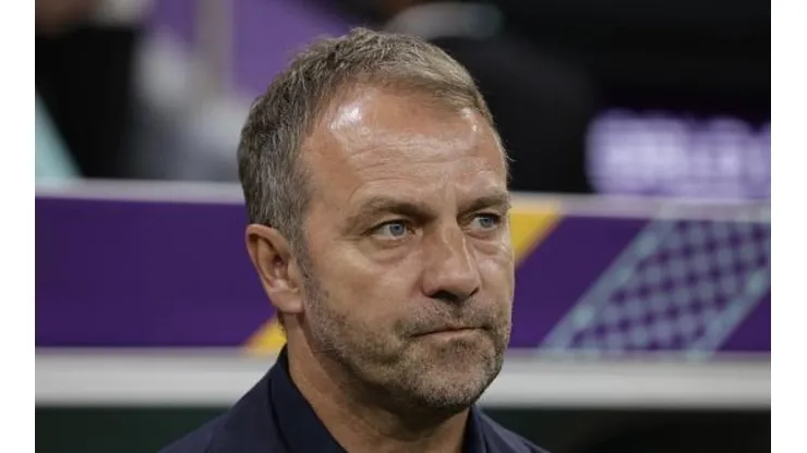 Richard Sellers/Getty Images - Hansi Flick, técnico da Seleção Alemã