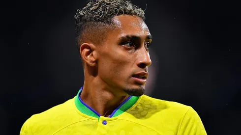 Raphinha foi questionado pela torcida do Palmeiras - Foto: Getty Images