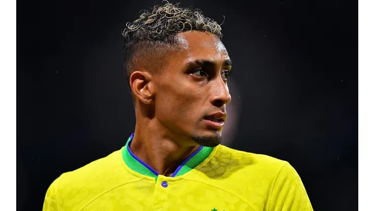 Raphinha foi questionado pela torcida do Palmeiras - Foto: Getty Images