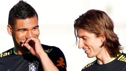 Foto: Daniel Vorley/AGIF - Casemiro e Filipe Luís