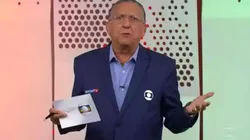 Reprodução/TV Globo. Galvão Bueno 'chama' Pedro durante jogo contra a Suíça