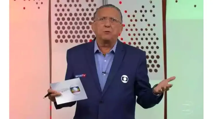 Reprodução/TV Globo. Galvão Bueno 'chama' Pedro durante jogo contra a Suíça