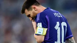 Messi lamenta o pênalti perdido – Juan Luis Diaz/Getty Images