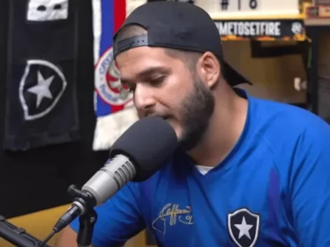 Pedro Certezas leva torcida do Botafogo à loucura com provocação ao Flamengo