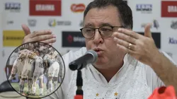 Marcelo Teixeira se vê em um 'imbróglio' relacionado com situação de Dodô, fora dos planos de Carille - Fotos: Raul Baretta/Santos e Reinaldo Campos/AGIF