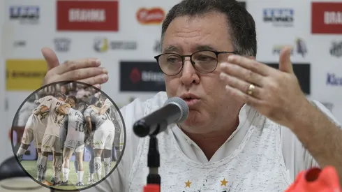 Marcelo Teixeira se vê em um 'imbróglio' relacionado com situação de Dodô, fora dos planos de Carille - Fotos: Raul Baretta/Santos e Reinaldo Campos/AGIF