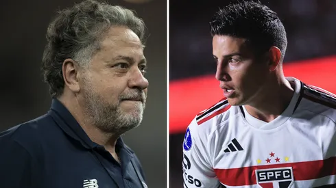 Casares quebrou o silêncio sobre situação de James Rodríguez no São Paulo