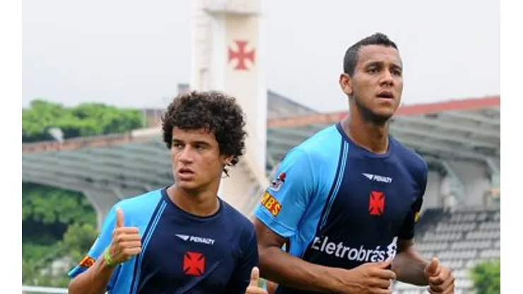 Coutinho e Souza Jogadores retornaram ao Vasco. Foto: Marcelo Sadio/Vasco