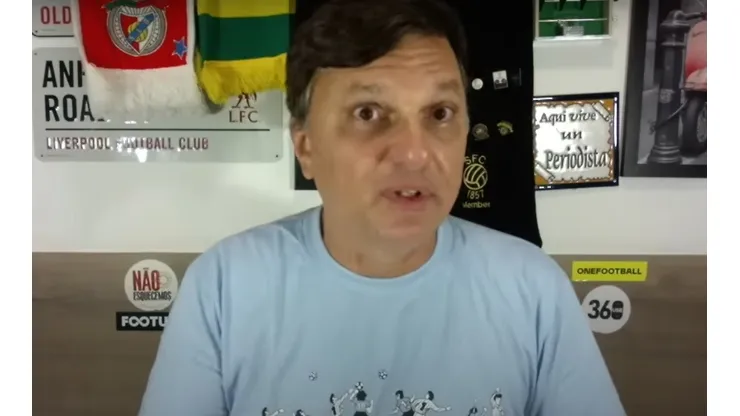 Foto: Reprodução/YouTube - Mauro Cézar trouxe informação de volta antes da hora no Flamengo