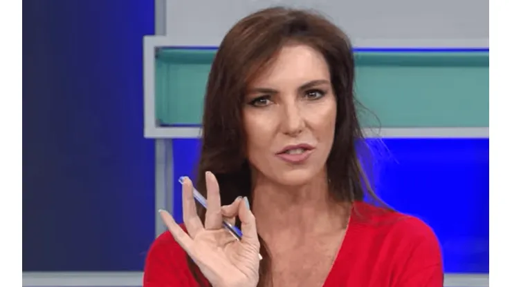 Foto: Reprodução/Band - Glenda "desceu a lenha" após a derrota do Flamengo nas penalidades.