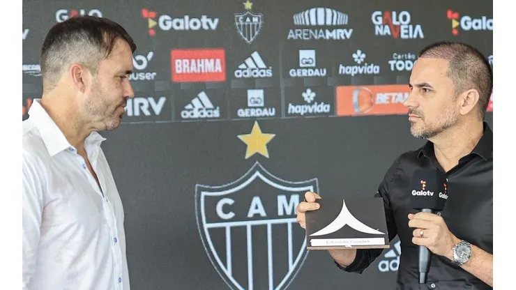 Foto: Flickr do Atlético - Caetano e Coudet no Atlético.