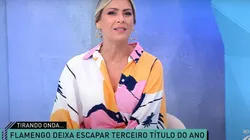 Foto: Reprodução/Band TV - Renata Fan concordou com Héverton Guimarães que Santos não tem convencido no Flamengo