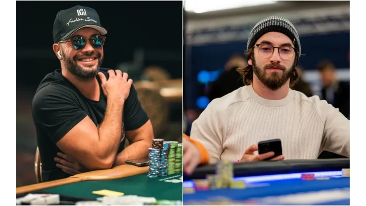 Léo Alcântara e Pedro Garaganani são os melhores brasileiros do ranking (Fotos: Alec Rome/PokerNews e Eloy Cabacas/PokerStars)