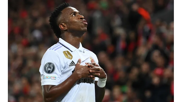 Foto: Michael Regan/Getty Images/Inglaterra - Vinícius Júnior: atacante brasileiro está em alta no Real Madrid