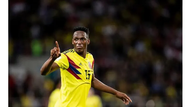 Fred Lee/Getty Images - Yerri Mina, zagueiro da Seleção Colombiana