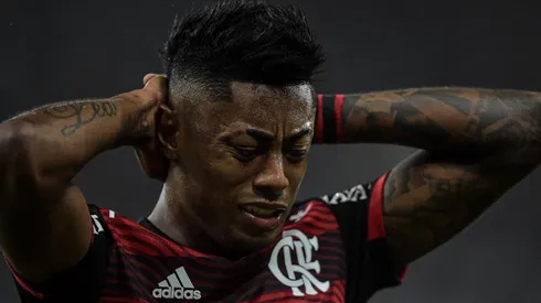 RJ - Rio de Janeiro - 29/05/2022 - BRASILEIRO A 2022, FLUMINENSE X FLAMENGO - Bruno Henrique jogador do Flamengo lamenta chance perdida durante partida contra o Fluminense no estadio Maracana pelo campeonato Brasileiro A 2022. Foto: Thiago Ribeiro/AGIF