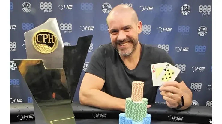 Edu Matias campeão paulista de poker (Foto: Divulgação/H2Club)