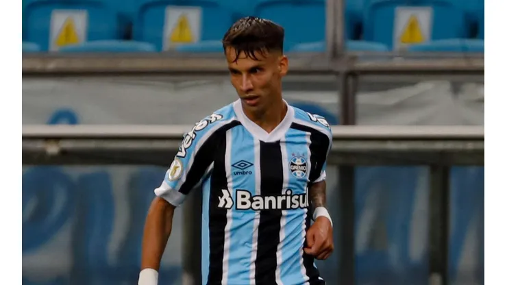 RS - Porto Alegre - 23/11/2021 - BRASILEIRO A 2021, GREMIO X FLAMENGO - Ferreirinha jogador do Gremio durante partida contra o Flamengo no estadio Arena do Gremio pelo campeonato Brasileiro A 2021. Foto: Maxi Franzoi/AGIF