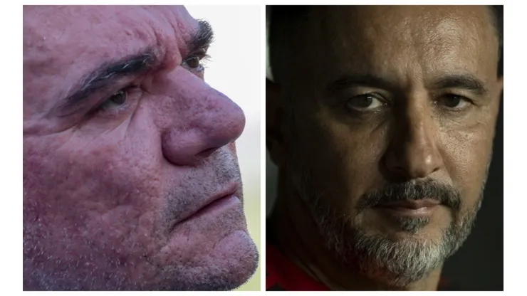 Fotos: Marcello Zambrana e Jorge Rodrigues/AGIF - Andrés Sanchez x Vítor Pereira