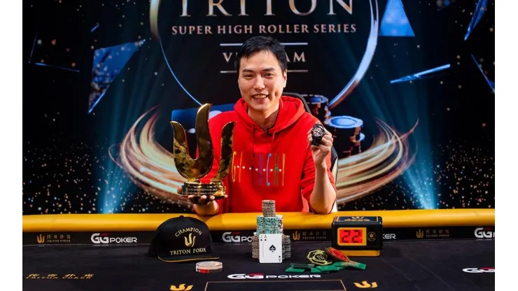 Aaron Zang faturou grande premiação na Triton Poker Vietnã (Foto: Divulgação/Triton Poker)