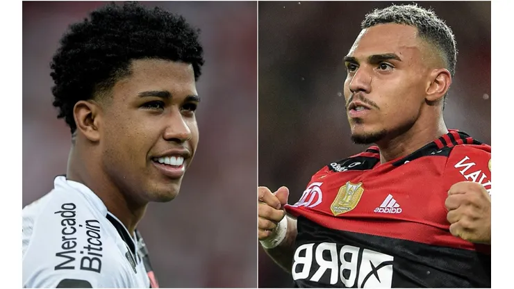 Foto: Thiago Ribeiro/AGIF - Andrey Santos formado no Vasco e Matheuzinho formado no Flamengo