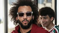 FOTO: MARCELO GONÇALVES / FLUMINENSE F.C. - Marcelo é apresentado a torcida