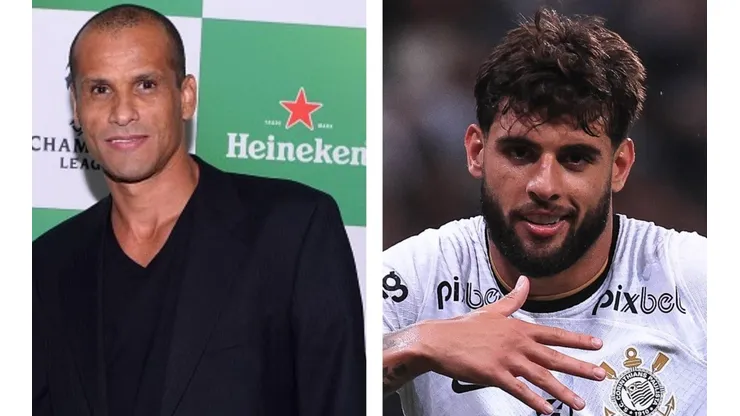Foto Rivaldo: Stephen Lovekin/Getty Images for Heineken - Foto Yuri: Foto: Ettore Chiereguini/AGIF - Rivaldo acredita que Yuri Alberto pode ganhar rival no Corinthians