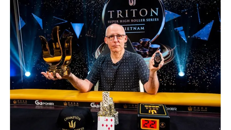Talal Shakerchi ganhou uma fortuna na série que ocorre no Vienã (Foto: Divulgação/Triton Poker)