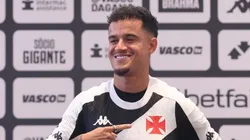 Coutinho em sua apresentação no Vasco. Foto: Lucas Figueiredo/Getty Images