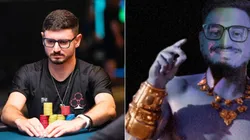 Allan Mello participou de divertida postagem do "Samba Poker Team" (Foto: Joe Giron/PCA e Reprodução instagram oficial Samba Poker Team @sambapoker)