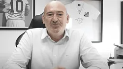 Foto: Reprodução/Santos TV - Andrés Rueda vem sendo muito criticado pela torcida do Santos