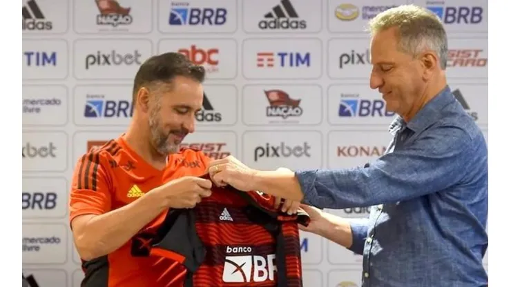 Marcelo Cortes / Flamengo. Clima entre Landim e VP não é o melhor nos bastidores