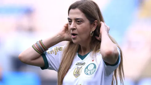 SP - BARUERI - 09/03/2024 - PAULISTA 2024, PALMEIRAS X BOTAFOGO-SP - leila pereira presidente do Palmeiras antes da partida contra o Botafogo-SP no estadio Arena Barueri pelo campeonato Paulista 2024. Foto: Marcello Zambrana/AGIF