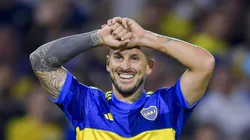 Benedetto durante partida do Boca Juniors. Foto: Marcelo Endelli/Getty Images