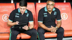 Roger Machado, durante partida de Juventude e Internacional