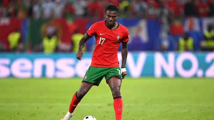 Rafael Leão na Eurocopa. Foto: Stu Forster/Getty Images