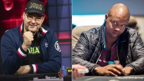 Phil Hellmuth, ou Phil Ivey? Qual é o melhor do poker (Fotos: Divulgação/PokerGO e Katerina Lukina/PokerNews