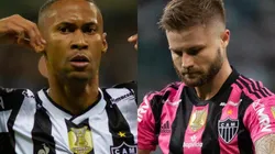 Fotos: Fernando Moreno/AGIF - Ademir e Sasha: dupla pode deixar o Atlético