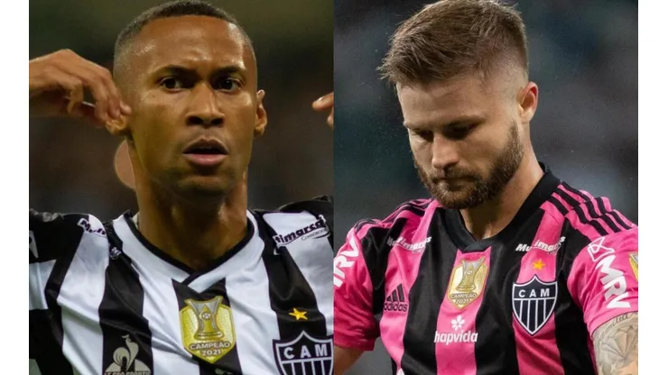 Fotos: Fernando Moreno/AGIF - Ademir e Sasha: dupla pode deixar o Atlético